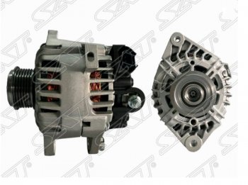 10 699 р. Генератор SAT (12V/120A)  Hyundai Creta  GS (2015-2019), KIA Carens  UN (2006-2013), KIA Forte ( седан,  хэтчбек) (2017-2025), KIA Rio  4 YB (2017-2020)  с доставкой в г. Москва. Увеличить фотографию 1