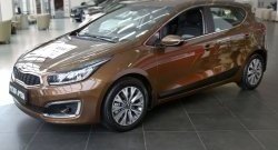 4 599 р. Молдинги RA KIA Ceed 2 JD рестайлинг, хэтчбэк (2015-2018) (Поверхность шагрень)  с доставкой в г. Москва. Увеличить фотографию 5