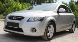 999 р. Реснички на фары RA  KIA Ceed  1 ED (2006-2010) дорестайлинг универсал, дорестайлинг, хэтчбэк 5 дв. (Поверхность глянец (под окраску), Неокрашенные)  с доставкой в г. Москва. Увеличить фотографию 4