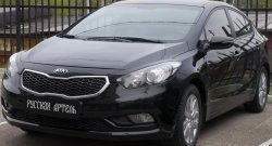 1 149 р. Реснички на фары RA KIA Cerato 3 YD дорестайлинг седан (2013-2016) (Неокрашенные)  с доставкой в г. Москва. Увеличить фотографию 4