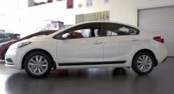 3 289 р. Молдинги RA (узкие, комплект 4 шт.) KIA Cerato 3 YD дорестайлинг седан (2013-2016) (Поверхность глянец (под окраску), Неокрашенные)  с доставкой в г. Москва. Увеличить фотографию 5