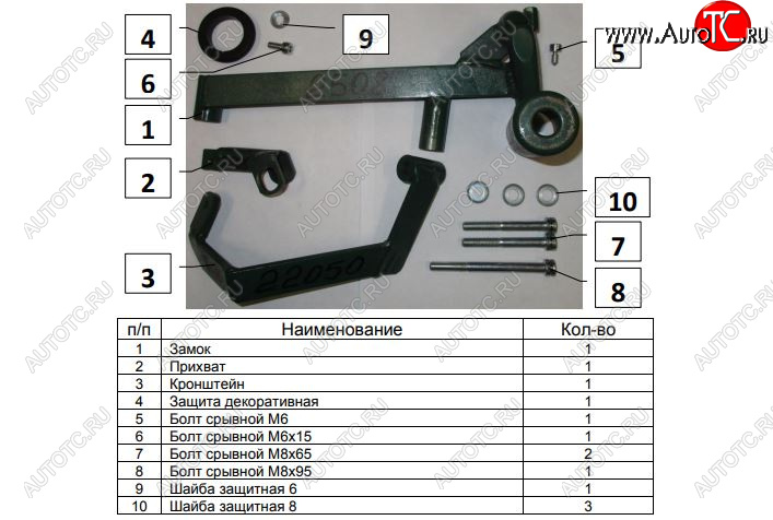 6 299 р. Замок КПП FORTUS (AT+) KIA Cerato 4 BD дорестайлинг седан (2018-2021)  с доставкой в г. Москва