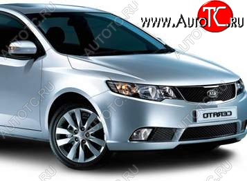 5 499 р. Правое крыло SAT (Тайвань) KIA Cerato 2 TD седан (2008-2013) (Неокрашенное)  с доставкой в г. Москва