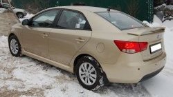 6 299 р. Пороги накладки GT Dynamics KIA Cerato 2 TD седан (2008-2013) (Неокрашенные)  с доставкой в г. Москва. Увеличить фотографию 2