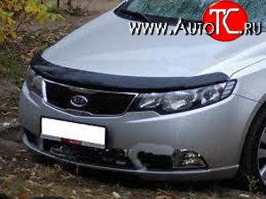 2 879 р. Дефлектор капота NovLine KIA Cerato 2 TD седан (2008-2013)  с доставкой в г. Москва