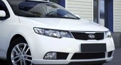 919 р. Реснички RA на фары KIA Cerato 2 TD седан (2008-2013) (Неокрашенные)  с доставкой в г. Москва. Увеличить фотографию 2