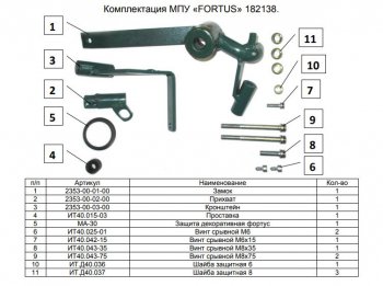 12 349 р. Замок КПП FORTUS (AT+) KIA Optima 4 JF дорестайлинг универсал (2015-2018)  с доставкой в г. Москва. Увеличить фотографию 2