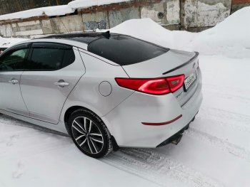 3 399 р. Лип спойлер АВТОКРАТ  KIA Optima  3 TF (2010-2016) дорестайлинг седан, рестайлинг седан (Неокрашенный)  с доставкой в г. Москва. Увеличить фотографию 3