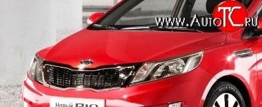 10 599 р. Капот Стандартный KIA Rio 3 QB дорестайлинг седан (2011-2015) (Окрашенный)  с доставкой в г. Москва