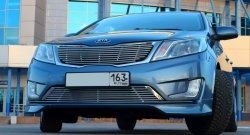 Накладки на передний бампер BS KIA Rio 3 QB дорестайлингхэтчбек5дв. (2011-2015)