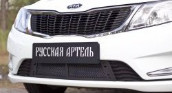 1 769 р. Защитная сетка решетки переднего бампера РА KIA Rio 3 QB дорестайлингхэтчбек5дв. (2011-2015)  с доставкой в г. Москва. Увеличить фотографию 6