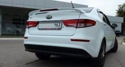 5 799 р. Спойлер BS KIA Rio 3 QB рестайлинг седан (2015-2017) (Неокрашенный)  с доставкой в г. Москва. Увеличить фотографию 5