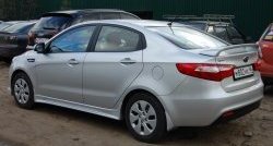 2 549 р. Спойлер LitCompany KIA Rio 3 QB рестайлинг седан (2015-2017) (Неокрашенный)  с доставкой в г. Москва. Увеличить фотографию 4