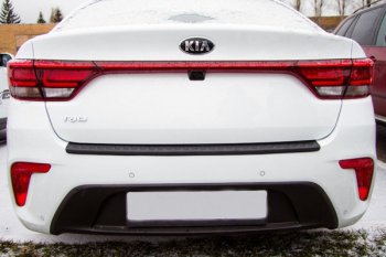 679 р. Защитная накладка заднего бампера Тюн-Авто KIA Rio 4 FB дорестайлинг седан (2016-2020)  с доставкой в г. Москва. Увеличить фотографию 2