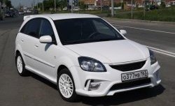 10 999 р. Передний бампер Vita Dm  KIA Rio ( 2 JB,  4 FB) (2005-2025) дорестайлинг седан, дорестайлинг, хэтчбэк 5 дв., рестайлинг, хэтчбэк 5 дв., рестайлинг седан (Без сетки, Неокрашенный)  с доставкой в г. Москва. Увеличить фотографию 5