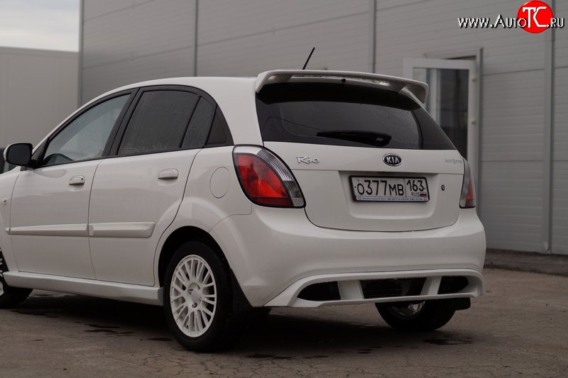 4 599 р. Спойлер хэтчбек Vita Dm  KIA Rio ( 2 JB,  4 FB) (2005-2024) дорестайлинг, хэтчбэк 5 дв., рестайлинг, хэтчбэк 5 дв., рестайлинг седан (Неокрашенный)  с доставкой в г. Москва