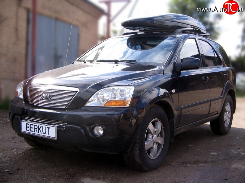 5 299 р. Декоративная вставка решетки радиатора Berkut KIA Sorento BL рестайлинг (2006-2010)  с доставкой в г. Москва