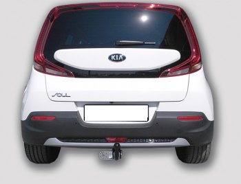 30 999 р. Фаркоп Лидер Плюс  KIA Soul  SK3 (2018-2022) (Без электропакета)  с доставкой в г. Москва. Увеличить фотографию 2