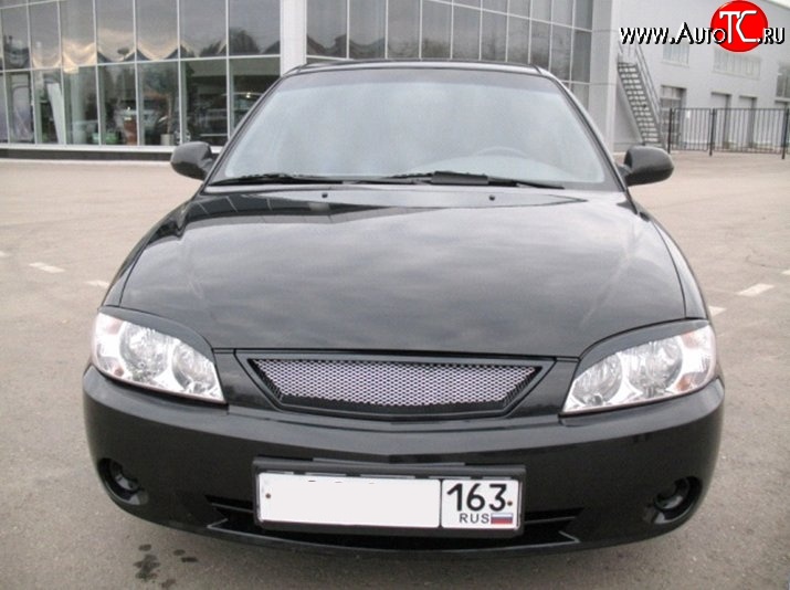 2 499 р. Решётка радиатора Sport KIA Spectra (2000-2009) (Неокрашенная)  с доставкой в г. Москва