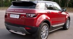 15 799 р. Защита порогов из круглой трубы диаметром 63 мм (Prestige u Pure) Russtal Land Rover Range Rover Evoque 1 L538 дорестайлинг 5 дв. (2011-2015) (Защита порогов с со скосами на торцах (вариант 1))  с доставкой в г. Москва. Увеличить фотографию 4