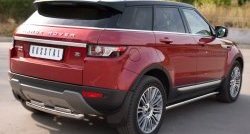 15 799 р. Защита порогов из круглой трубы диаметром 63 мм (Prestige u Pure) Russtal Land Rover Range Rover Evoque 1 L538 дорестайлинг 5 дв. (2011-2015) (Защита порогов с со скосами на торцах (вариант 1))  с доставкой в г. Москва. Увеличить фотографию 8