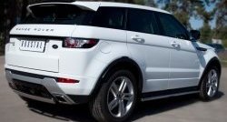 18 549 р. Защита заднего бампера (Ø75x42 мм, нержавейка, Dynamic) Russtal Land Rover Range Rover Evoque 1 L538 дорестайлинг 5 дв. (2011-2015)  с доставкой в г. Москва. Увеличить фотографию 4