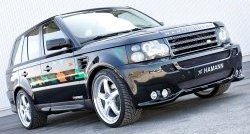 5 199 р. Пороги накладки HAMANN CONQUEROR I Land Rover Range Rover Sport 1 L320 дорестайлинг (2005-2009) (Неокрашенные)  с доставкой в г. Москва. Увеличить фотографию 2