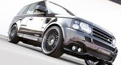 5 199 р. Пороги накладки HAMANN CONQUEROR I Land Rover Range Rover Sport 1 L320 дорестайлинг (2005-2009) (Неокрашенные)  с доставкой в г. Москва. Увеличить фотографию 8