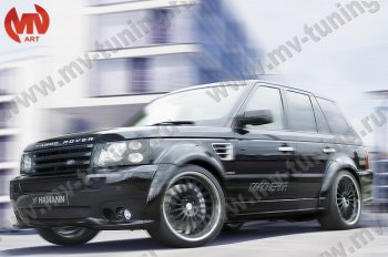 23 899 р. Пороги накладки HAMMAN Land Rover Range Rover Sport 1 L320 дорестайлинг (2005-2009) (Неокрашенные)  с доставкой в г. Москва. Увеличить фотографию 3