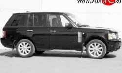 24 199 р. Накладка Verge на задний бампер Land Rover Range Rover 3 L322 дорестайлинг (2002-2006) (Неокрашенная)  с доставкой в г. Москва. Увеличить фотографию 3