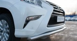 17 999 р. Защита переднего бампера (Ø63 мм волна, нержавейка) SLITKOFF  Lexus GX460  J150 (2013-2022) 1-ый рестайлинг, 2-ой рестайлинг  с доставкой в г. Москва. Увеличить фотографию 4