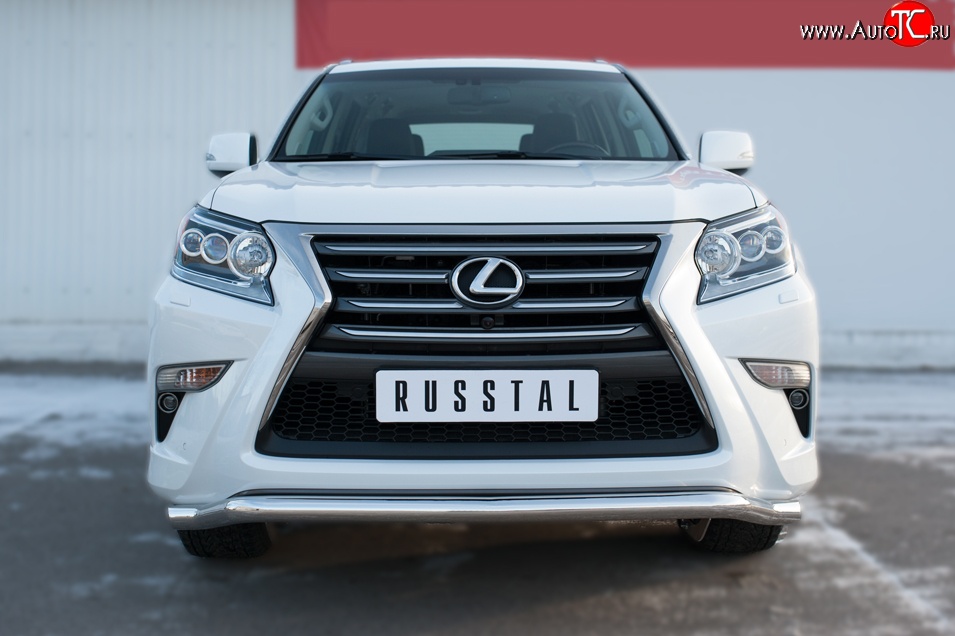 17 999 р. Защита переднего бампера (Ø63 мм волна, нержавейка) SLITKOFF  Lexus GX460  J150 (2013-2022) 1-ый рестайлинг, 2-ой рестайлинг  с доставкой в г. Москва