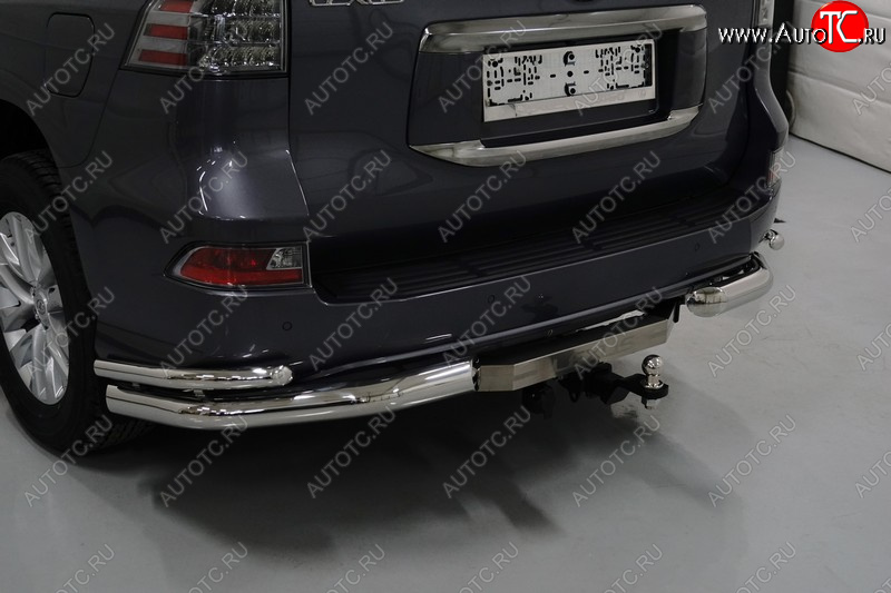 24 999 р. Фаркоп (тягово-сцепное устройство) TCC (надпись Lexus)  Lexus GX460  J150 (2019-2022) 2-ой рестайлинг (Оцинкованный, шар E - нержавейка)  с доставкой в г. Москва