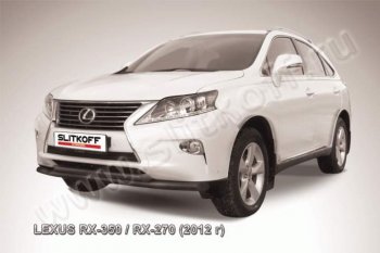 Защита переднего бампера из труб d57 Slitkoff Lexus RX350 AL10 рестайлинг (2012-2015)