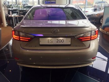 2 049 р. Лип спойлер АВТОКРАТ Lexus ES300h XV60 дорестайлинг (2012-2015) (Неокрашенный)  с доставкой в г. Москва. Увеличить фотографию 3