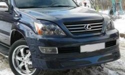 1 499 р. Реснички на фары CT  Lexus GX460  J150 (2009-2013) дорестайлинг (Неокрашенные)  с доставкой в г. Москва. Увеличить фотографию 2