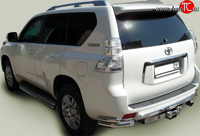 9 549 р. Фаркоп Лидер Плюс (до 2000 кг)  Lexus GX460  J150 (2009-2013), Lexus GX470  J120 (2002-2007), Toyota Land Cruiser Prado  J120 (2002-2009) (Без электропакета)  с доставкой в г. Москва