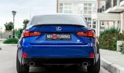 5 899 р. Лип спойлер Tuning-Sport Lexus IS250 XE30 седан дорестайлинг (2013-2016) (Неокрашенный)  с доставкой в г. Москва. Увеличить фотографию 8