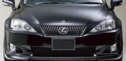 7 999 р. Накладка на передний бампер CT Lexus IS250 XE20 седан дорестайлинг (2005-2013) (Неокрашенная)  с доставкой в г. Москва. Увеличить фотографию 2