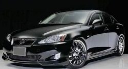 7 999 р. Накладка на передний бампер CT Lexus IS250 XE20 седан дорестайлинг (2005-2013) (Неокрашенная)  с доставкой в г. Москва. Увеличить фотографию 3