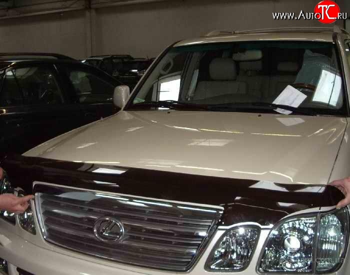 3 089 р. Дефлектор капота NovLine Lexus LX470 J100 дорестайлинг (1998-2002)  с доставкой в г. Москва