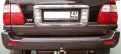 7 599 р. Фаркоп Лидер Плюс (до 1200 кг)  Lexus LX470  J100 (1998-2002), Toyota Land Cruiser  100 (1998-2007) (Без электропакета)  с доставкой в г. Москва. Увеличить фотографию 2