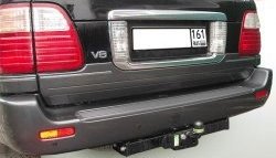 7 599 р. Фаркоп Лидер Плюс (до 1200 кг)  Lexus LX470  J100 (1998-2002), Toyota Land Cruiser  100 (1998-2007) (Без электропакета)  с доставкой в г. Москва. Увеличить фотографию 1