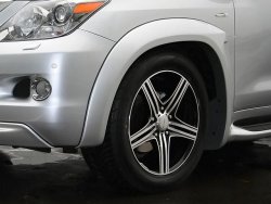 17 499 р. Накладки на колёсные арки GOLDMAN DAMD Lexus LX570 J200 дорестайлинг (2007-2012) (Неокрашенные)  с доставкой в г. Москва. Увеличить фотографию 4