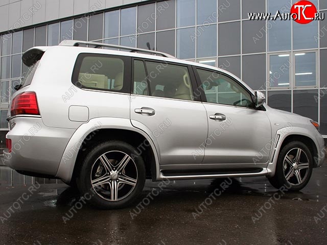 17 499 р. Накладки на колёсные арки GOLDMAN DAMD Lexus LX570 J200 дорестайлинг (2007-2012) (Неокрашенные)  с доставкой в г. Москва