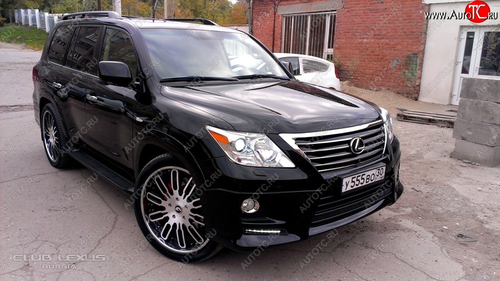 15 349 р. Накладки на колёсные арки JAOS Lexus LX570 J200 дорестайлинг (2007-2012) (Неокрашенные)  с доставкой в г. Москва