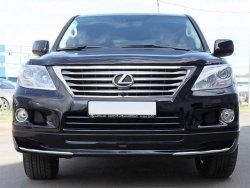 15 349 р. Накладка на передний бампер LX MODE Lexus LX570 J200 дорестайлинг (2007-2012) (Неокрашенная)  с доставкой в г. Москва. Увеличить фотографию 3