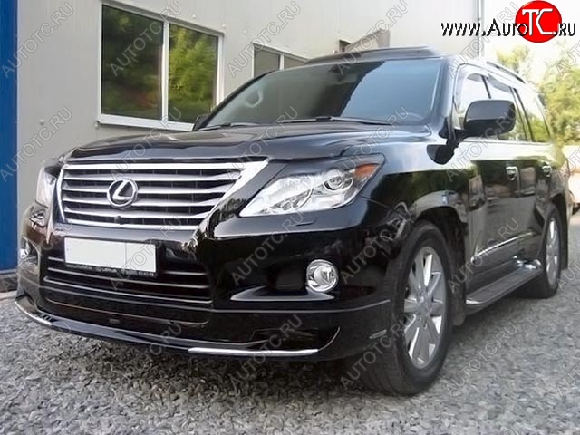 15 349 р. Накладка на передний бампер LX MODE Lexus LX570 J200 дорестайлинг (2007-2012) (Неокрашенная)  с доставкой в г. Москва