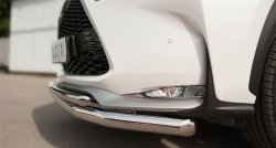 20 399 р. Защита переднего бампера (2 трубыØ63 и 42 мм, нержавейка) SLITKOFF Lexus NX200T Z10 (2014-2017)  с доставкой в г. Москва. Увеличить фотографию 3