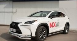 15 999 р. Защита переднего бампера (Ø63 мм волна, нержавейка, F-SPORT) SLITKOFF  Lexus NX200T  Z10 (2014-2017)  с доставкой в г. Москва. Увеличить фотографию 4